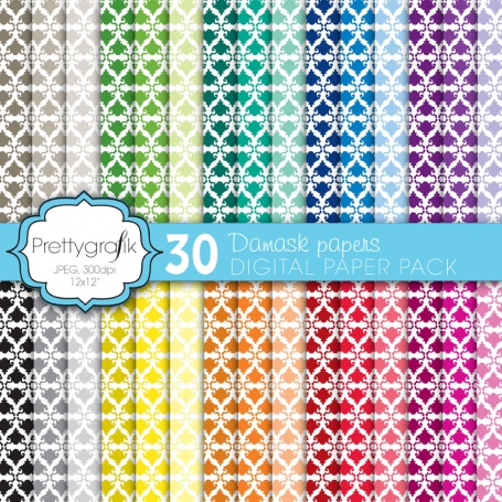 damask digital paper  (commercial