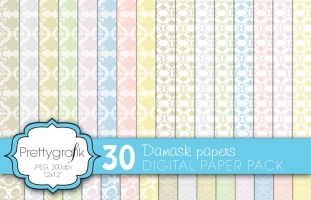 damask digital paper (commercial