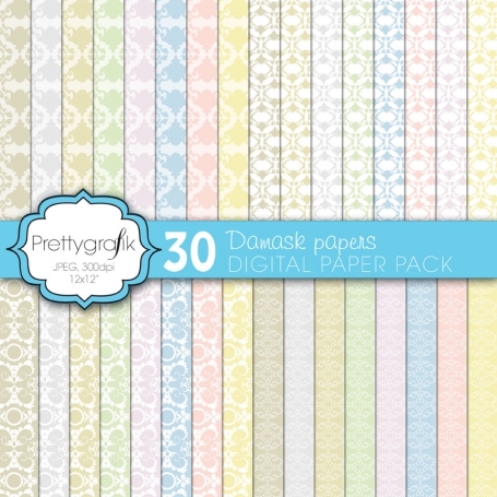 damask digital paper (commercial