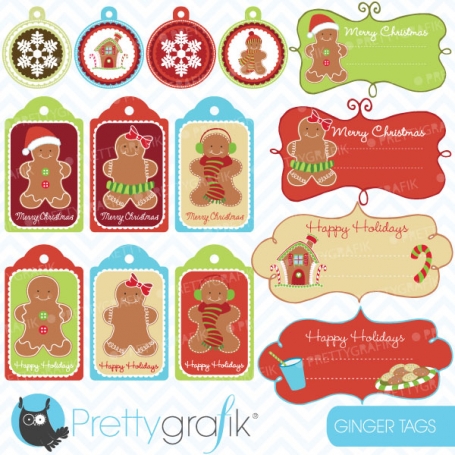 Christmas Tags Label Frames