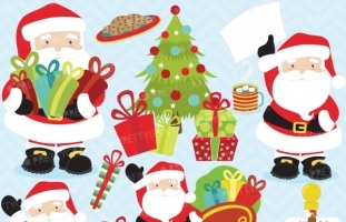 Christmas clipart  (commercial