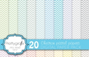 chevron digital paper  (commercial