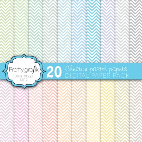 chevron digital paper  (commercial