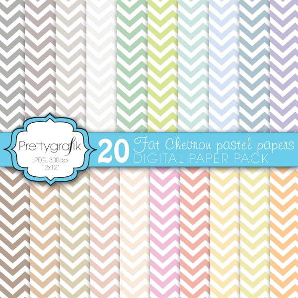 Download chevron digital paper  (commercial use, scrapbook papers) 