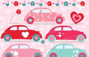  love cars clipart (commercial