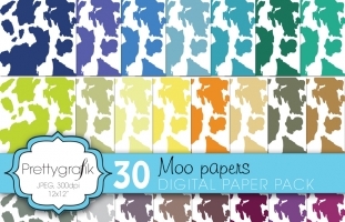 cow print animal print digital