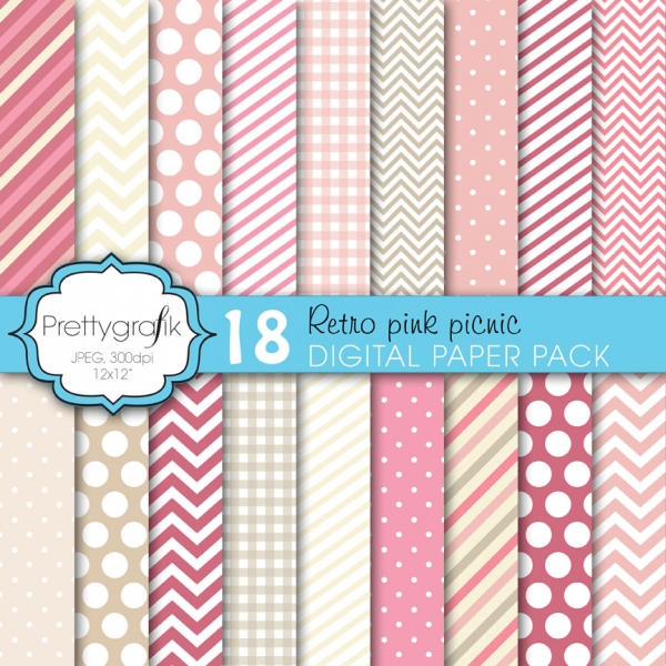 Download 18 bright colors digital paper (commercial use) 
