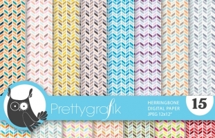 herringbone arrows digital paper,