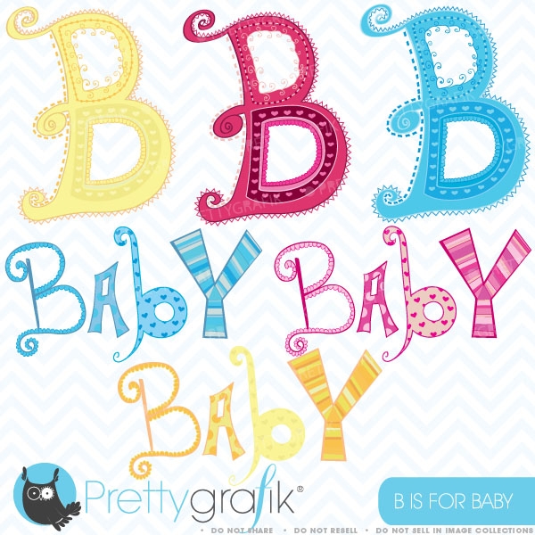 Download  baby alphabet letter art (commercial use, vector graphics) 