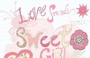 girl graffiti clipart (commercial