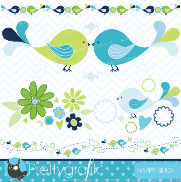 Download bird tweets clipart (commercial use, vector graphics) 