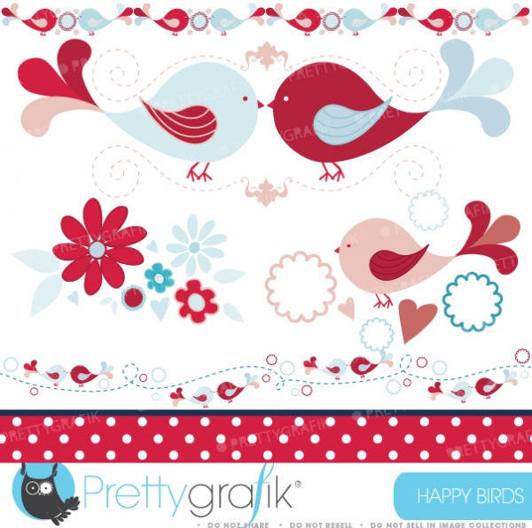 Download  bird tweets clipart (commercial use, vector graphics) 