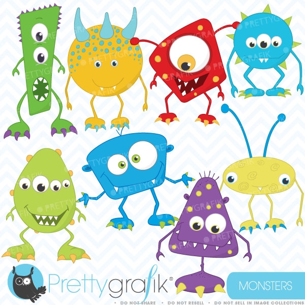 Download monster clipart  (commercial use, vector graphics) 