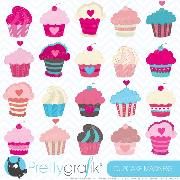 Download  cupcake madness clipart (commercial use, vector graphics) 