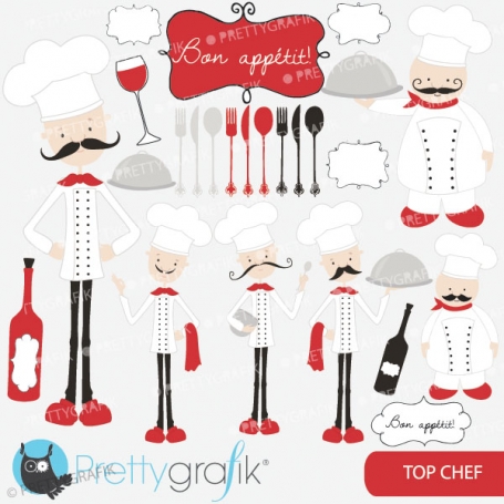 chef kitchen clipart commercial