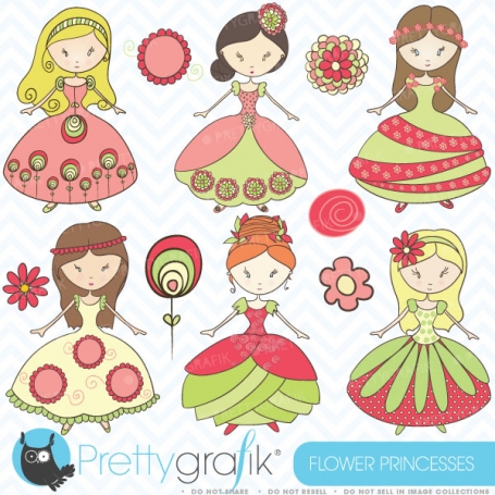 royal princesses clipart