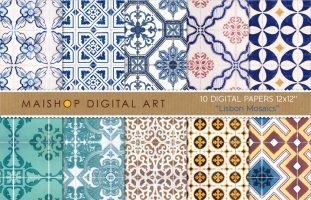 Digital Paper - Lisbon Mosaics