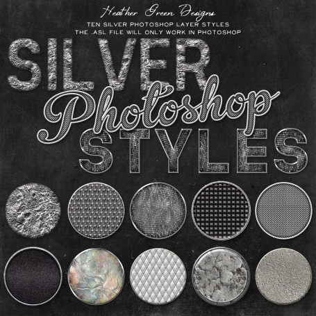 Photoshop Styles: Silver
