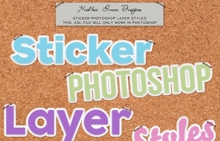 Photoshop Styles: Stickers