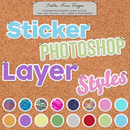 Photoshop Styles: Stickers