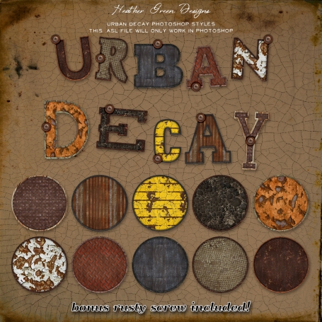 Photoshop Styles: Urban Decay