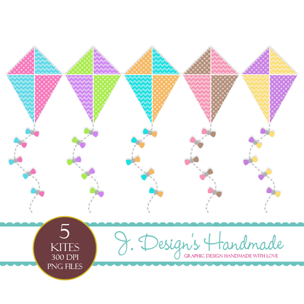 Download Cute Kites Digital Clipart 