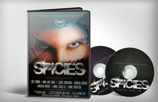 DVD cover Mockup with 1 and 2 discs