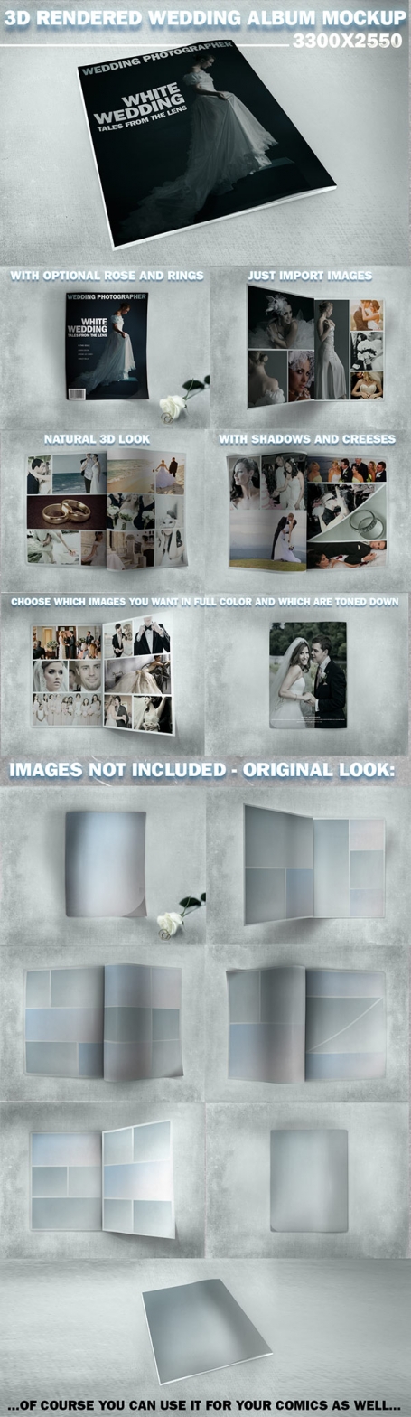 Wedding Album MockUp