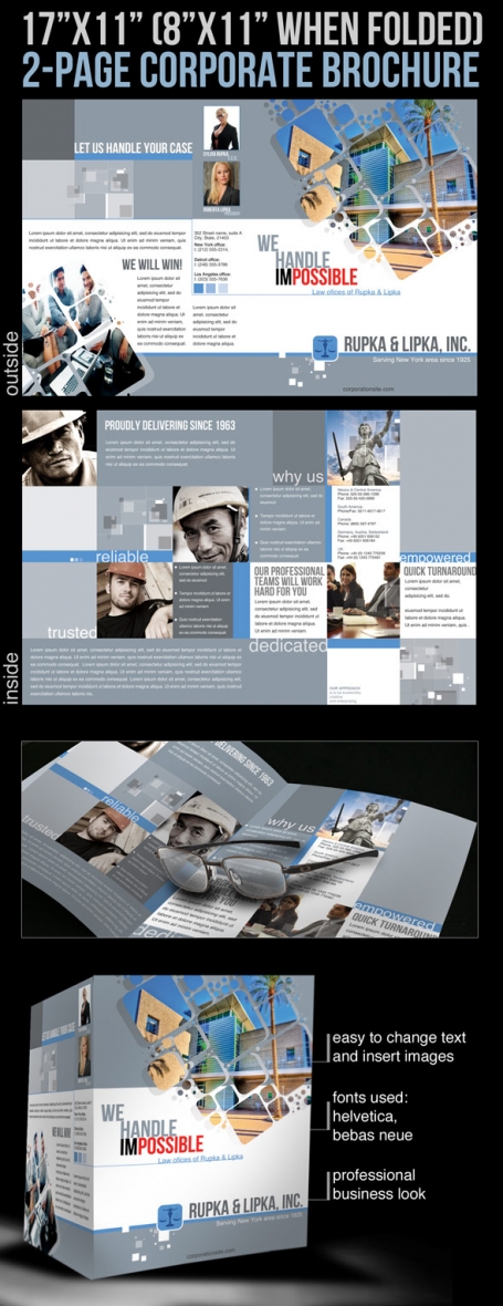 4 page Corporate Brochure