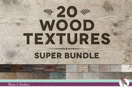 20 Wood Textured Backgrounds Super