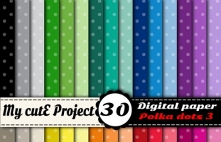 Polka dots Tone on tone - DIGITAL