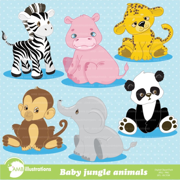 Download Jungle animal babies 