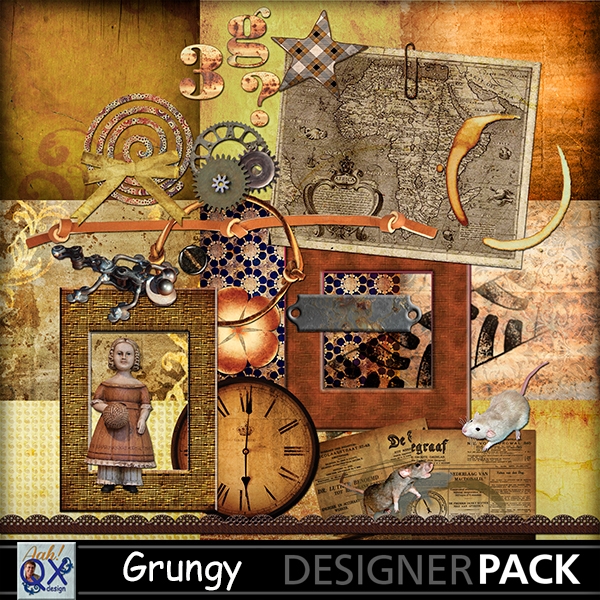 Download Grungy Scrapkit 