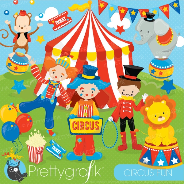 Download Circus clipart commercial use, vector graphics, - CL683 