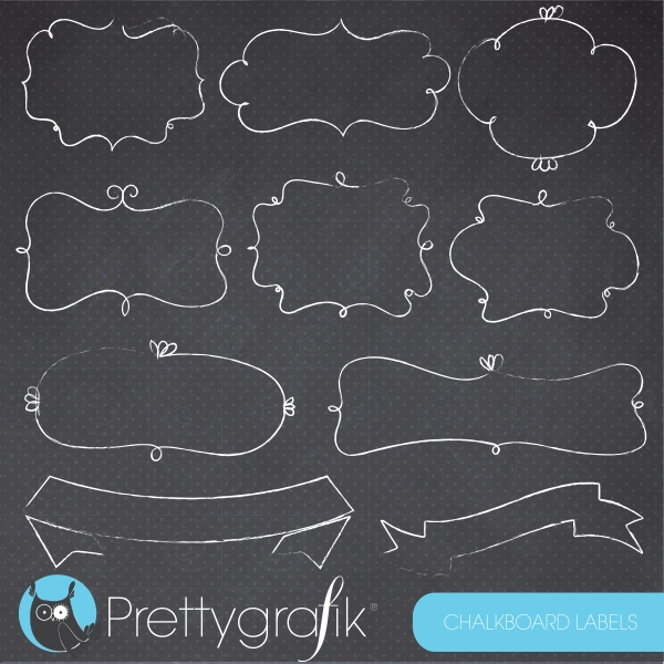 Download Chalkboard labels clipart commercial use, vector graphics - CL686 