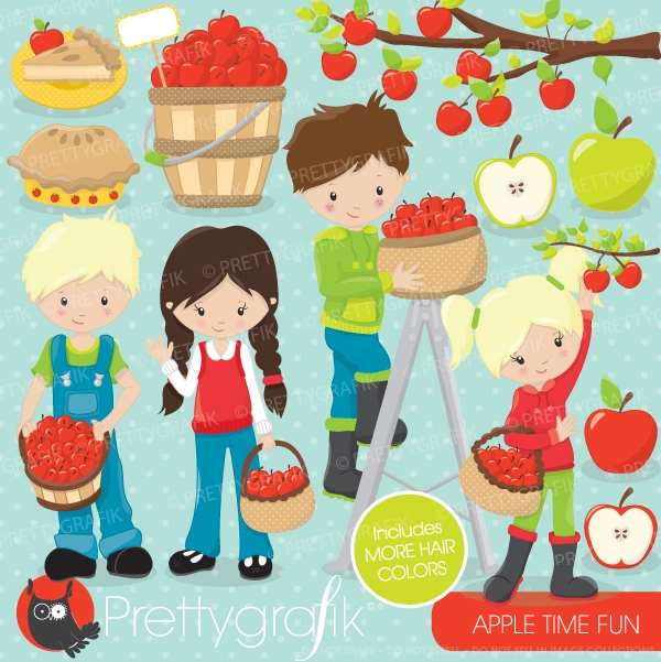 Download Apple picking clipart - CL690 