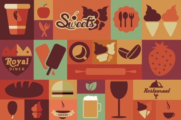 Download Flat Food Icons 