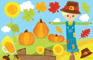 Fall Harvest clipart - CL692