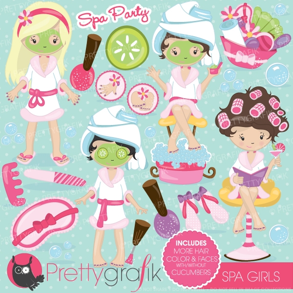 Download Spa girls clipart - CL694 