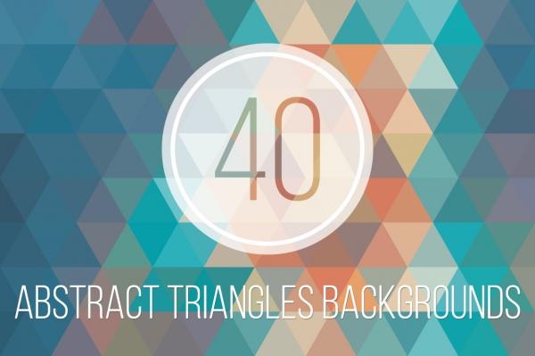 Download 40 Abstract Triangles Backgrounds 