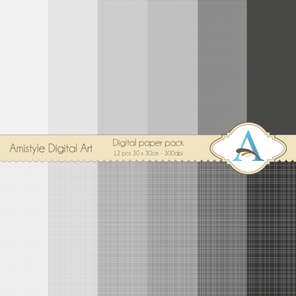 Download Linen-Grey-Digital Paper Pack 