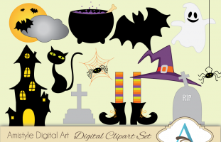 Halloween themed Clipart &
