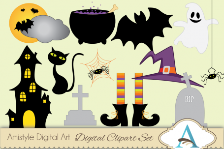 Halloween themed Clipart &