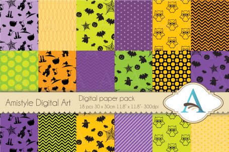 Halloween - Digital Paper Pack