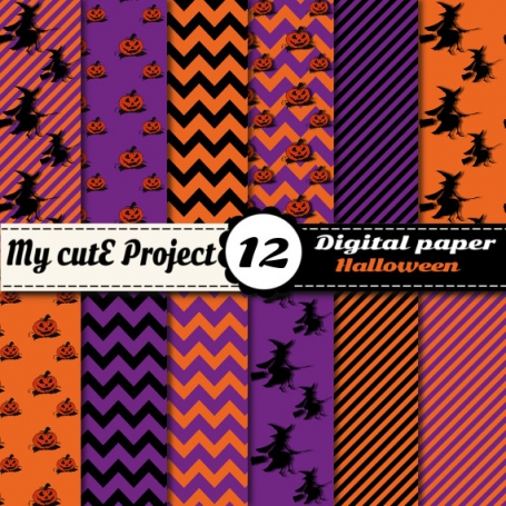 Halloween - DIGITAL Paper -