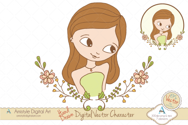 Download Hand Drawn Woman Avatar Profile Clipart & Vector - Light Brown - 1 