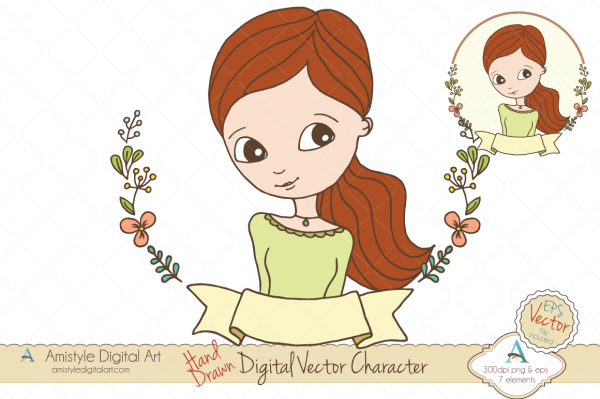 Download Hand Drawn Woman Avatar Profile Clipart & Vector - Ginger - 19443_ 