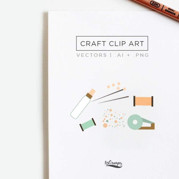 Download Craft Clip Art & Patterns Set  