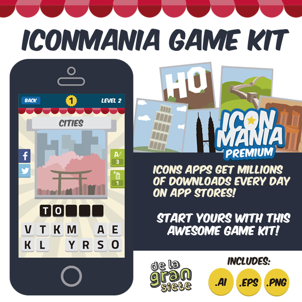 Download  IconMania Vectors Game Kit  