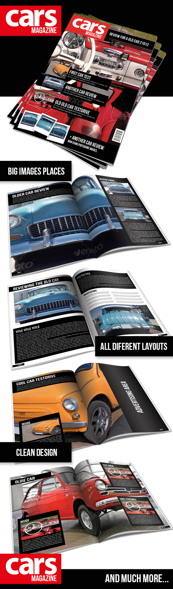 Download Cars Magazine Indesign Template 